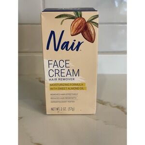 Nair Hair Remover Face Cream  Sweet‎ Almond Oil Moisturizing 2 oz/57 g Sealed
